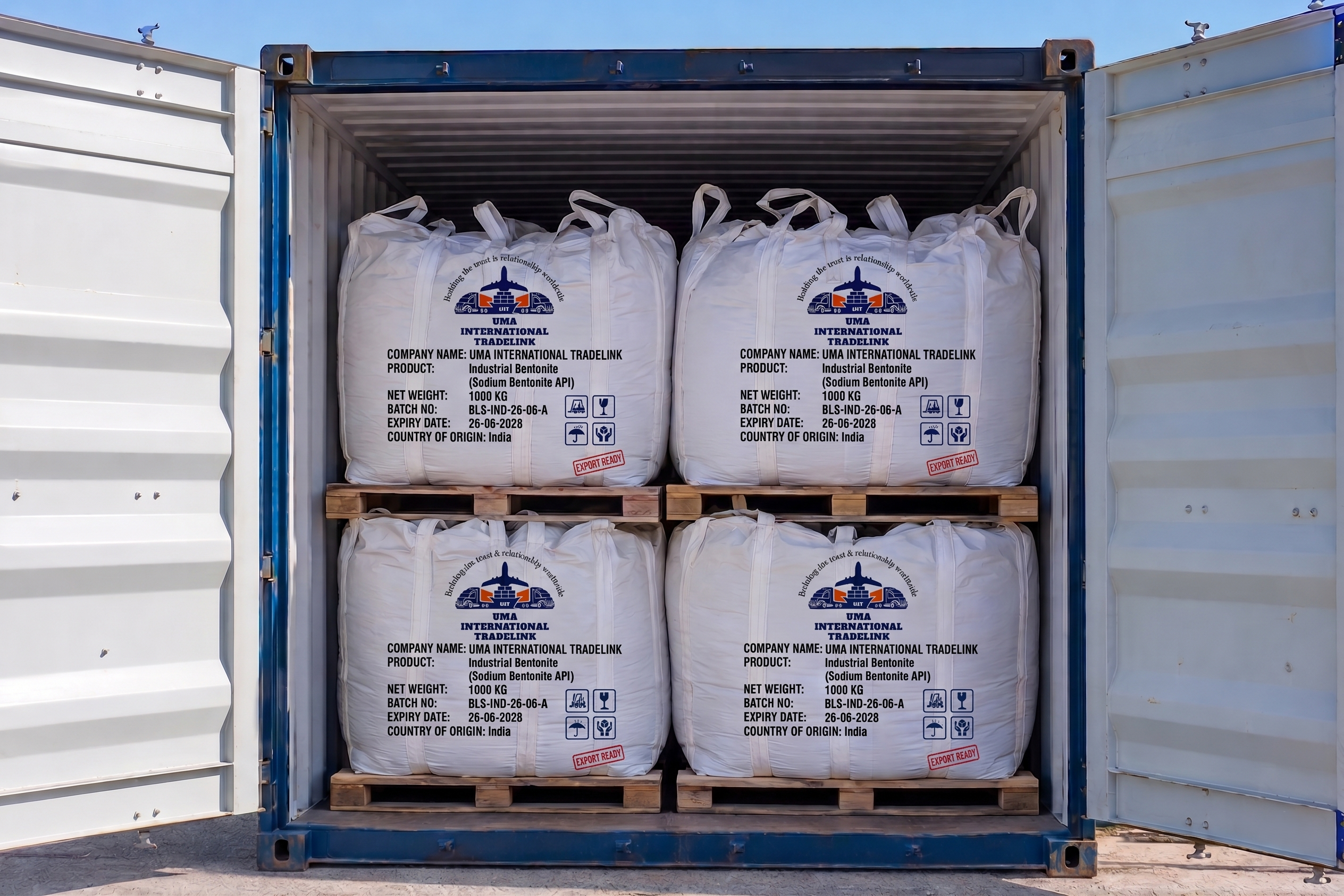 Our Bentonite Shipment
