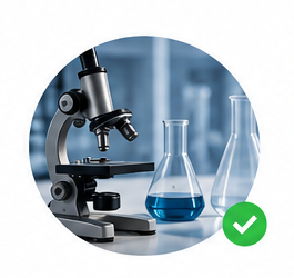 Laboratory Tested Circle Asset